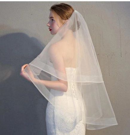 NEUER Braut Schleier Ivory ca 150 cm  Hochzeit - 220609
