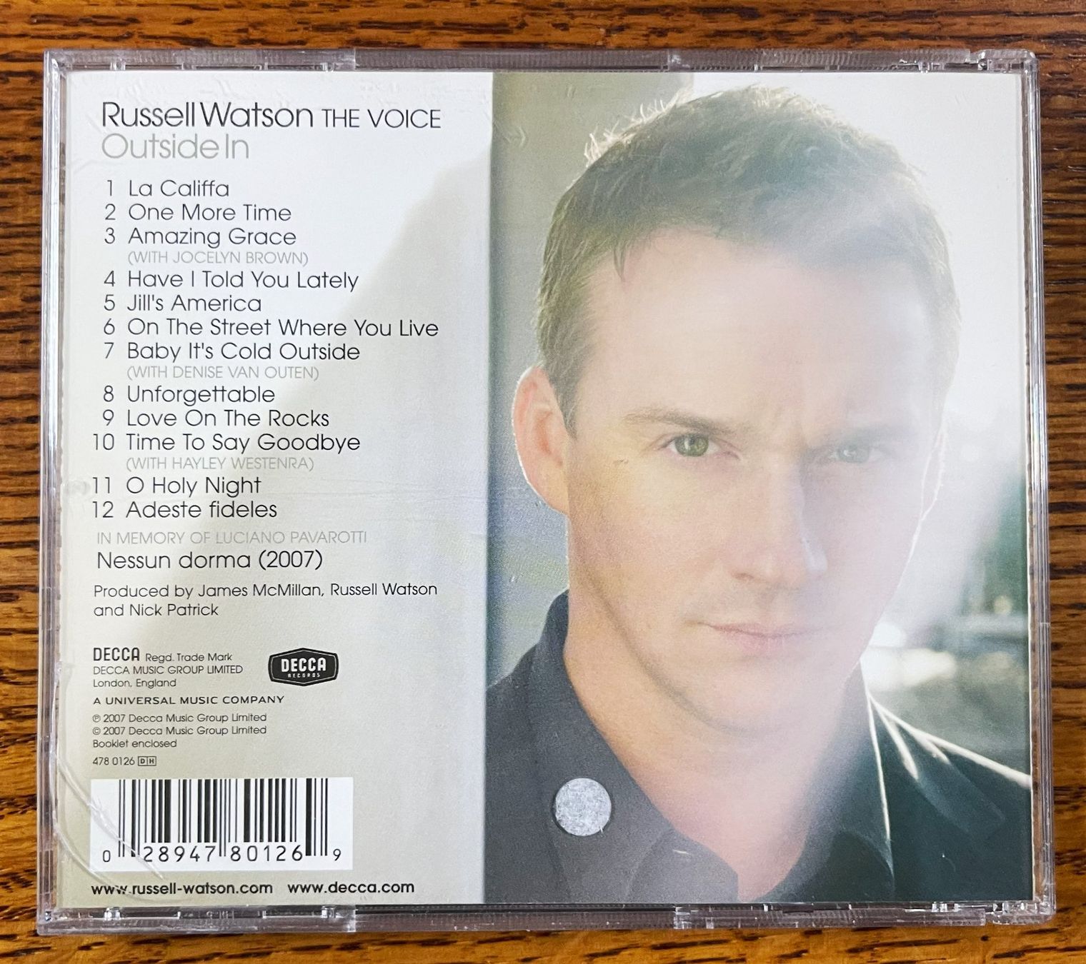 CD: Russel Watson: The Voice, Outside In CD – Usato da Oftringen venduto da Vucki 1