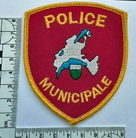 1 Polizei Abzeichen Police Municipale Waadt