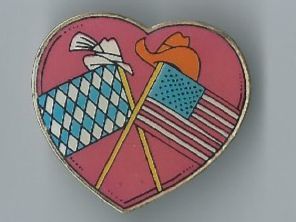 Plaketten & Abzeichen: USA-Bayern, Pin – Gebraucht aus Zürich von t24_de