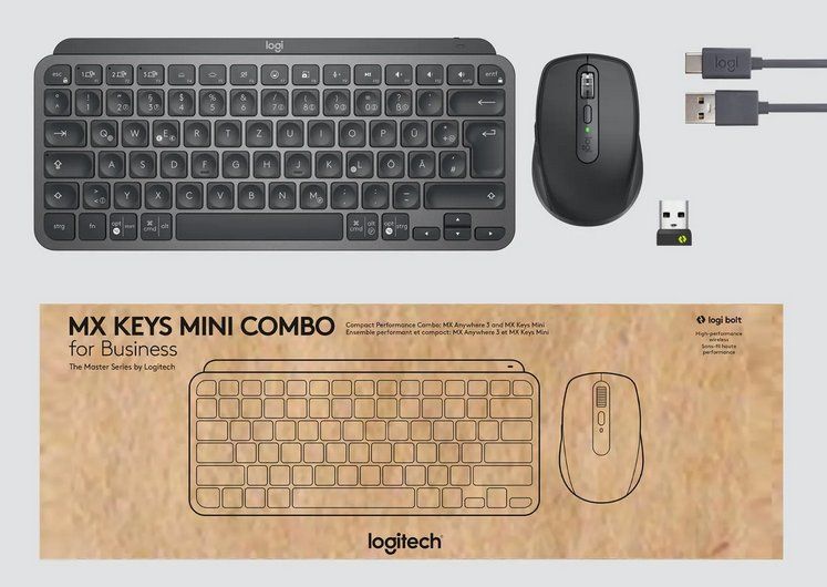 Logitech Claviers: Logitech MX Keys Mini Combo for Business – Neuf (Voir description) à Selkingen par Eishase
