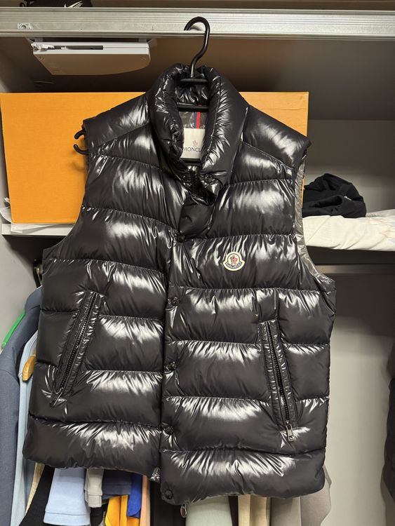 Moncler Tibb Daunenweste Schwarz (Gebraucht) in Spiez für CHF 450
