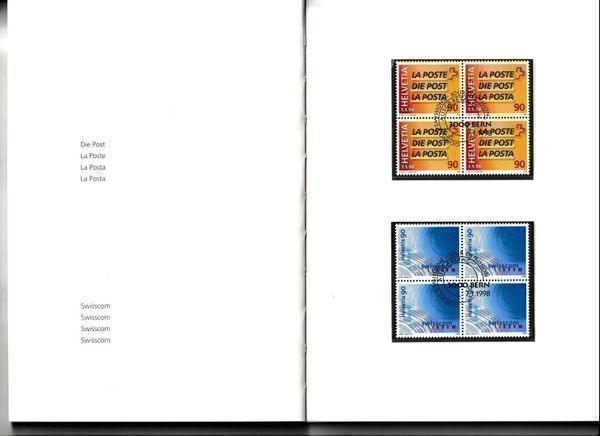 Tutti i francobolli: Broschüre "DIE POST/SWISSCOM",  1998 – Nuovo (secondo la descrizione) da Aarburg venduto da Aare10 2