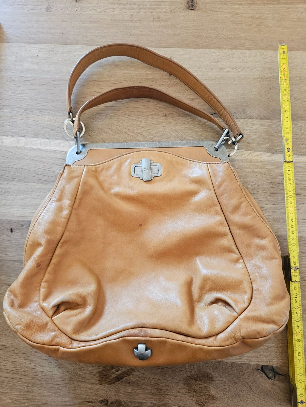 Navyboot Taschen für Damen: grosse braune Vintage Ledertasche von Navyboot – Gebraucht aus Bern von j-o 1