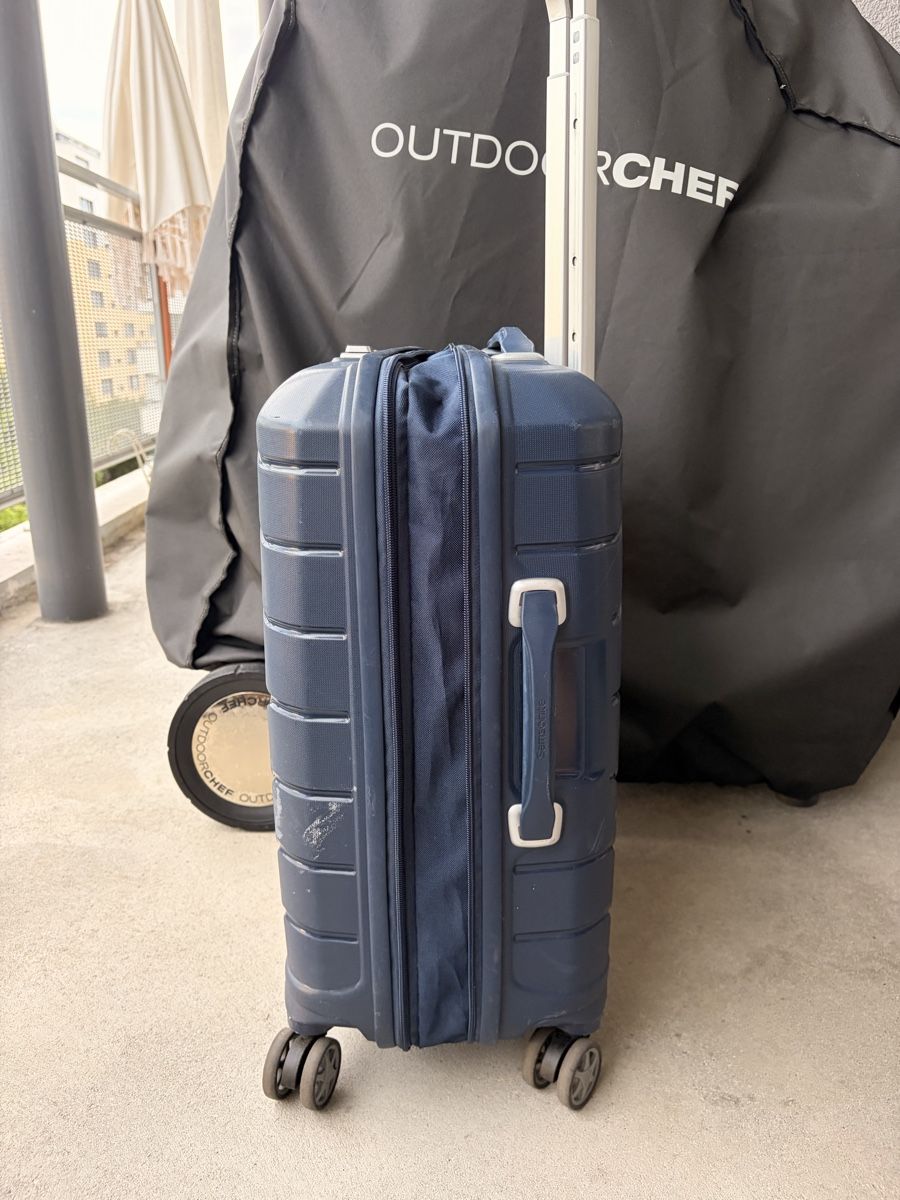 Samsonite Valigie: Samsonite Hartschalenkoffer blau gebraucht – Usato da Zug venduto da Mercando 4