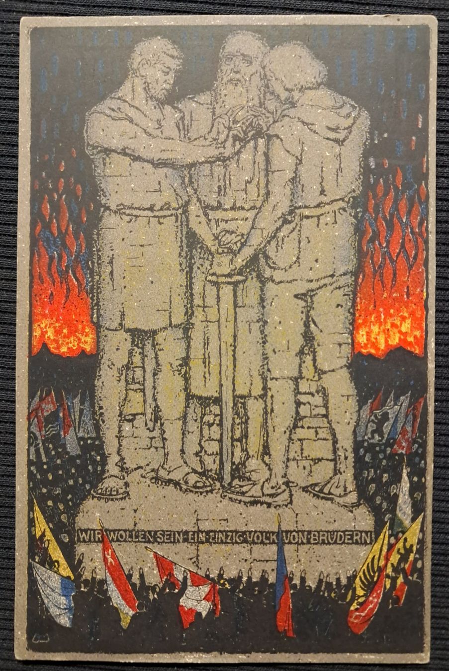 Cartoline postali: BUNDESFEIER-POSTKARTE - 1 AUGUST 1915 – Usato da Ponto Valentino venduto da giorgia06