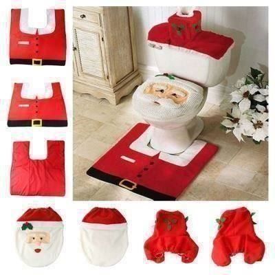 Statuette natalizie: Weihnachtsmann 3 Teiliges WC Set – Nuovo e nell'imballaggio originale da Arth venduto da 100i 1