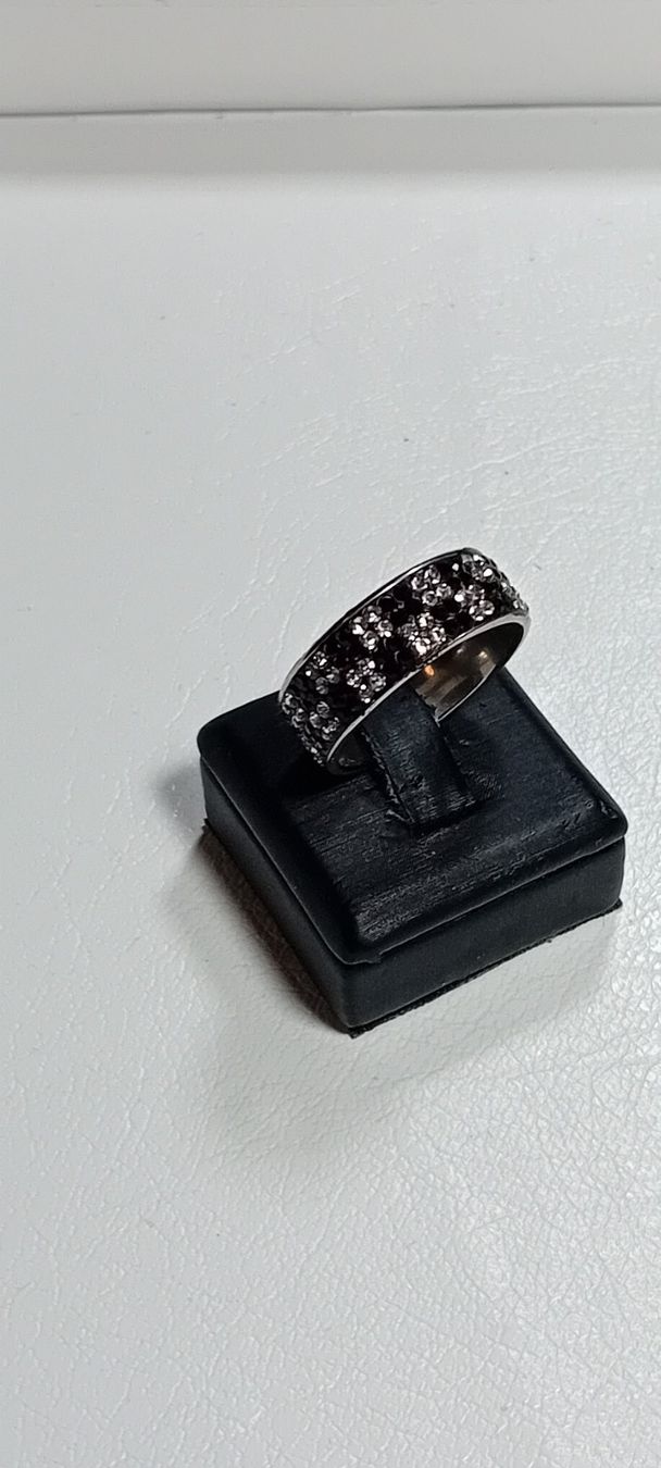 Anelli: ring edelsthal mit kristall,,,glanzig – Nuovo (secondo la descrizione) da Basel venduto da bij_5hqd 2
