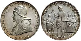 Rom, Johannes XXIII, Silbermedaille AN IV (1961)