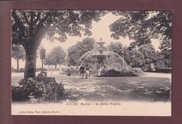 GENEVE - Jardin Anglais - Fontaine