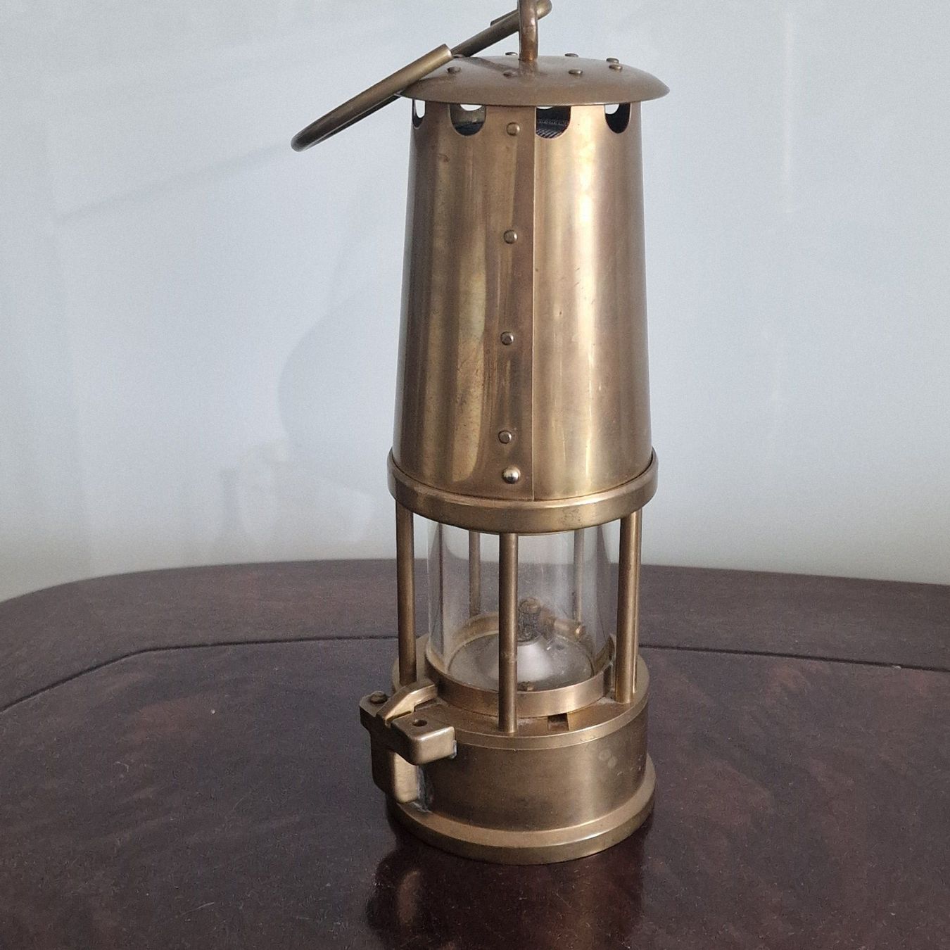 Lampade: Eccles Miners Antike Messing-Sicherheitslampe – Usato da Birr venduto da sen_sy55 2