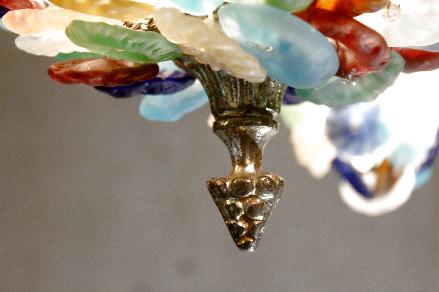 Lampadari & plafoniere: Traumhafter, spanischer Jugendstil - LEUCHTER mit MURANOGLAS – Usato da Bern venduto da kultiges 5