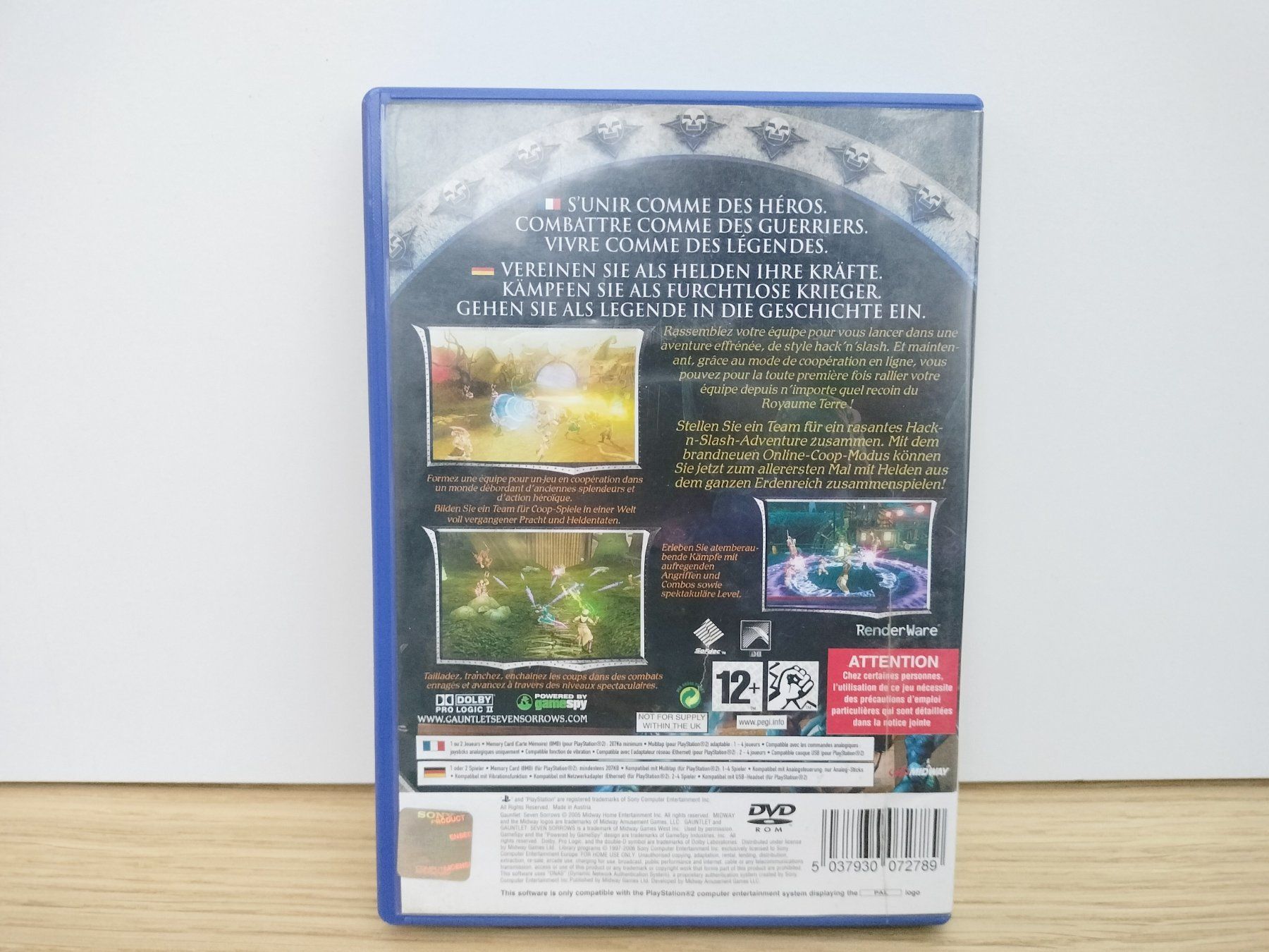 Sony Giochi: PlayStation PS2 Spiel Gauntlet Seven Sorrows – Usato da Wil SG venduto da kaizzen 1