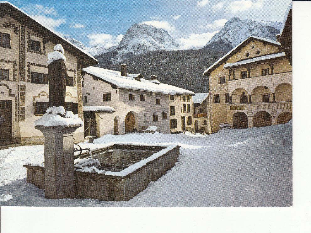 Cartoline postali: Scuol 1986 – Usato da Bürglen TG venduto da StampGraf