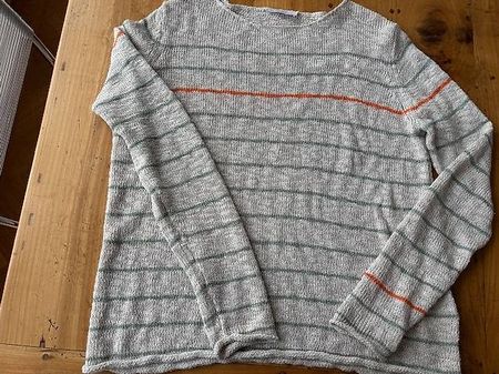 Neuer luftiger Pullover Nile grosses S mit Streifen