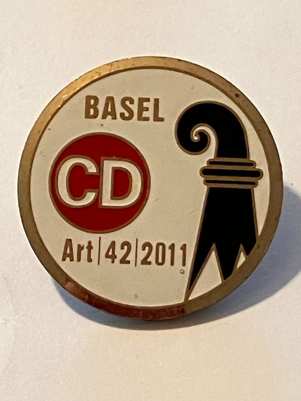 Plaketten & Abzeichen: 1 Pin Basel CD Art 2011 – Gebraucht aus Basel von djwwpp