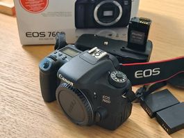 Canon EOS 760D inklusive Phottix-Batteriegriff (OVP)