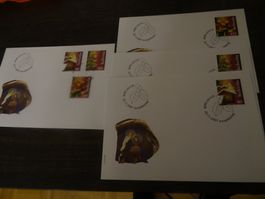 FDC 2007 Weihnachten Satz + Einzeln