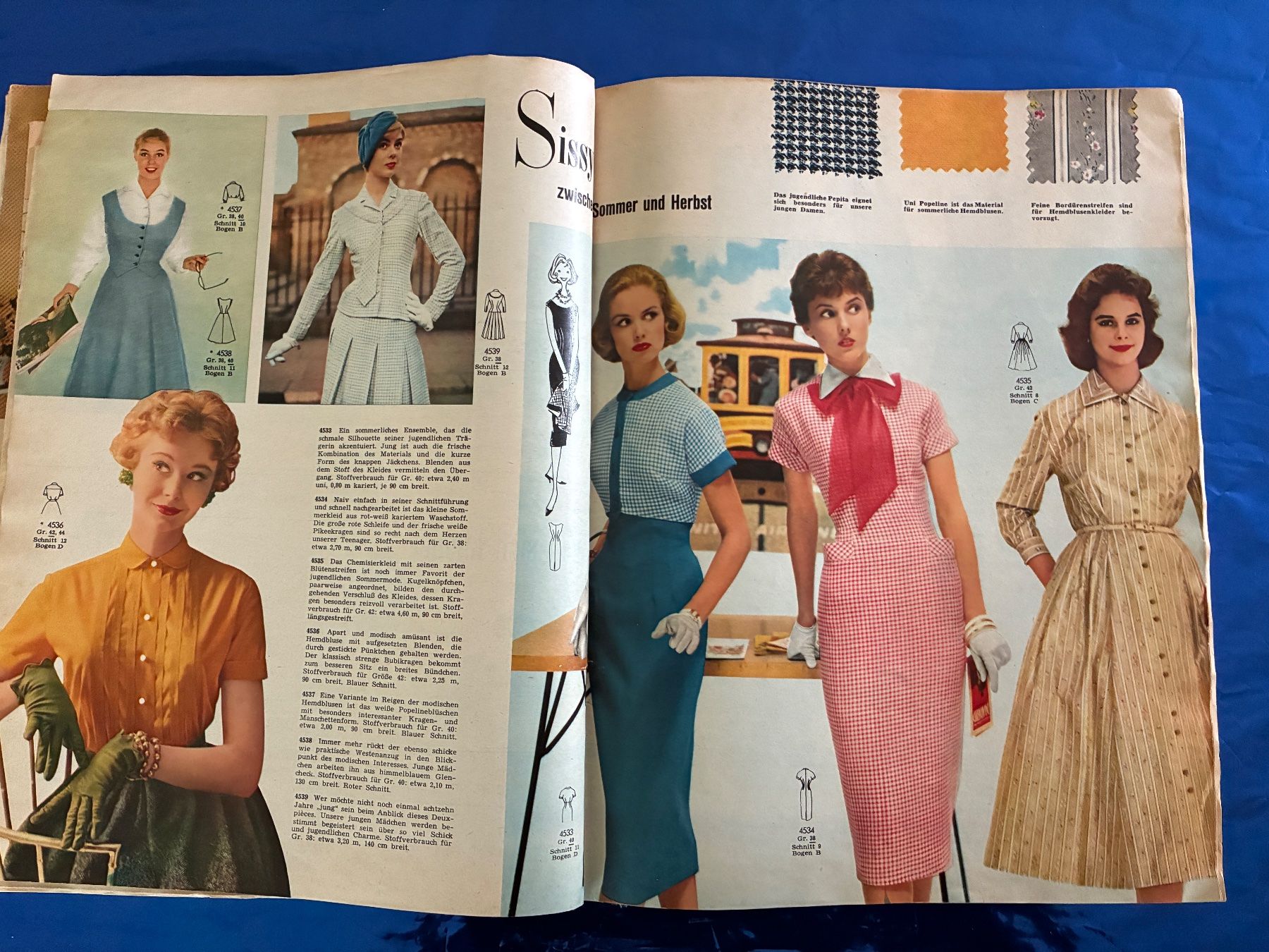 Cartamodelli: Burda Moden 1957 Schnittmuster Nähen Mode Design 50ziger – Usato da Aarwangen venduto da nemkin61 7