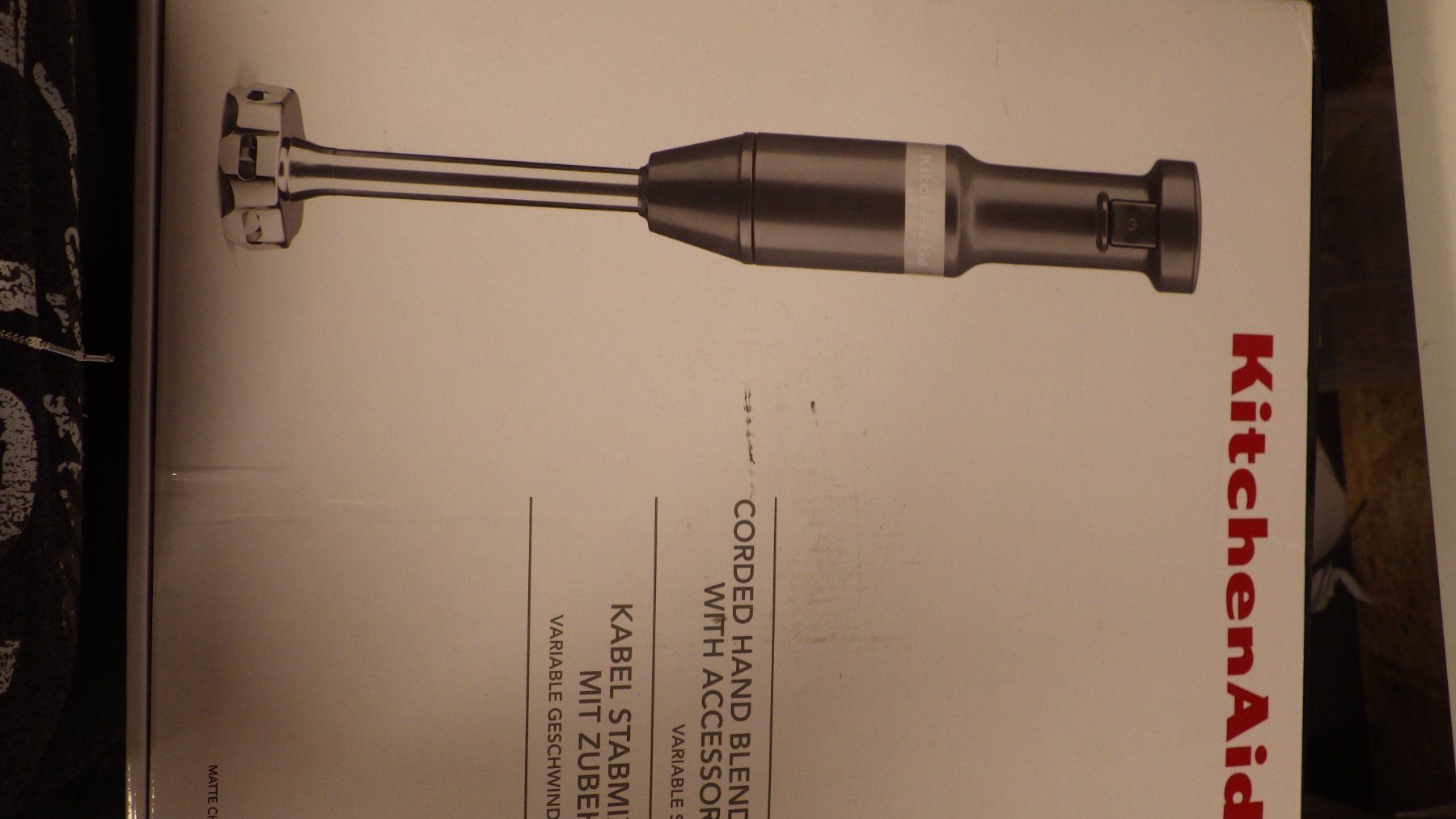 Kitchenaid Appareils de cuisine: KitchenAid 5KHBV83EDG Charcoal Grey – Neuf avec emballage d'origine à Gossau ZH par OrderflowAG