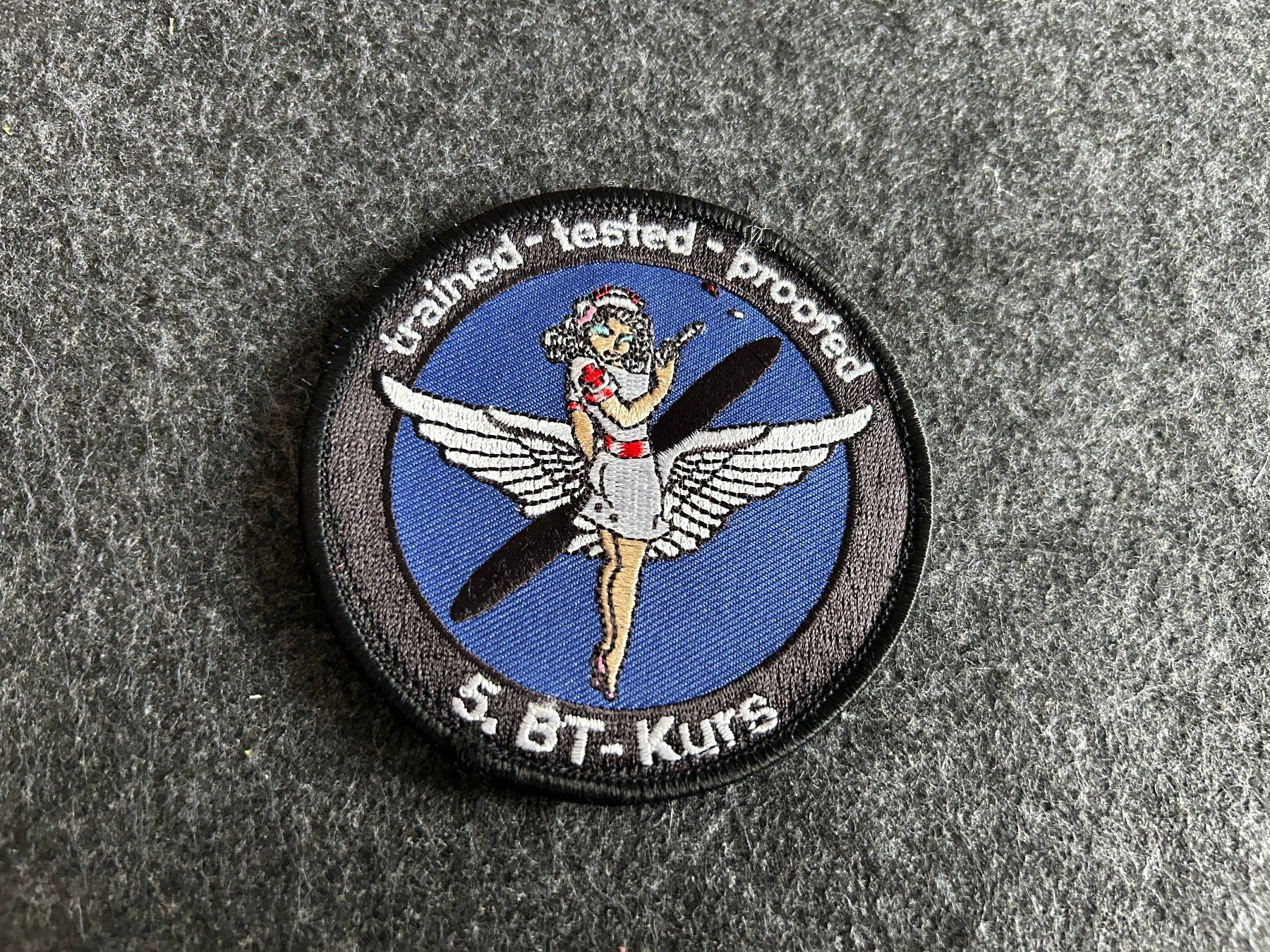 Schweizer Armee Placchette & Badge: Badge, 5. BT-Kurs – Usato da Berikon venduto da DGC-1995