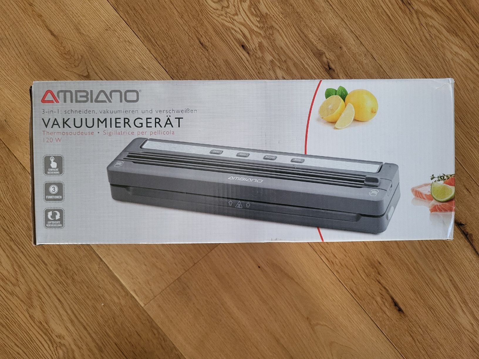Ambiano Küchengeräte: Vakuumiergerät – Gebraucht aus Oberdorf SO von Foxi93