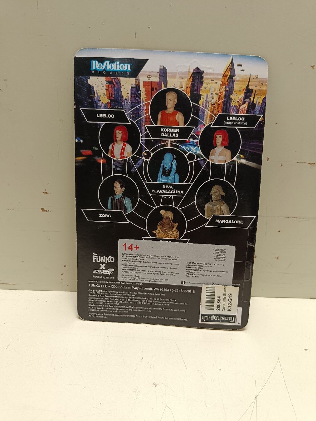 Figuren: Action Figur The Fifth Element Ruby Rhod neu. (nov935) – Neu und originalverpackt aus Künten von Schnaepplihuus 1