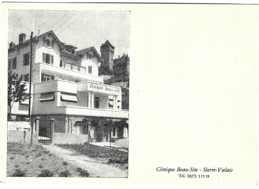 Cartoline postali: AK Clinique Beau-Site Sierre, Valais – Usato da Rheinfelden venduto da wil_m7gh