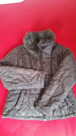 Damen Steppjacke mit abnehmbaren Kragen, Gr. 38/40