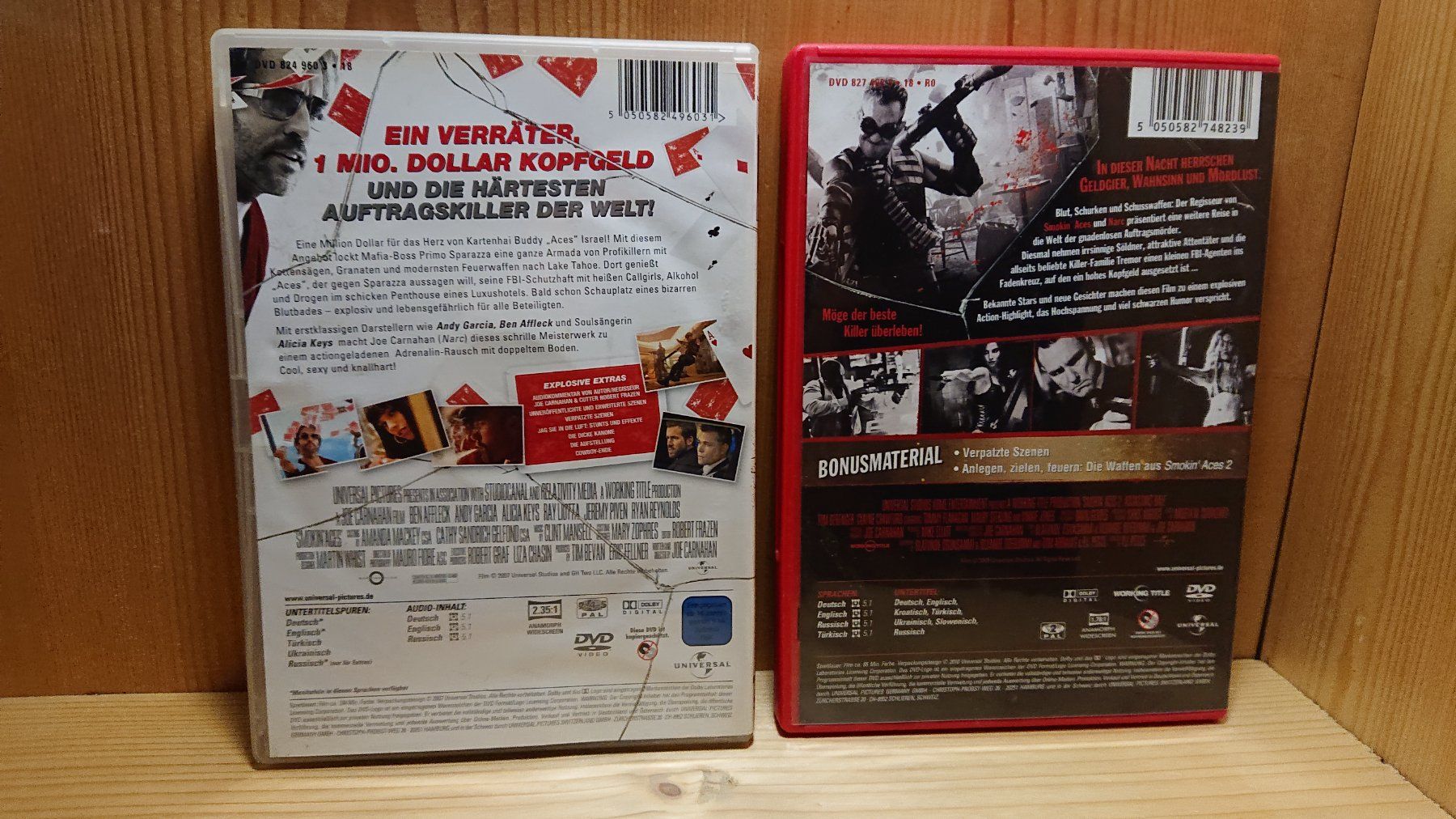 Tutti i DVDs: SMOKIN ACES 1 und 2 auf DVD – Usato da Wilderswil venduto da Exebub 1