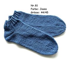 Sneaker - Socken handgestrickt  Gr.44/45  Nr.81