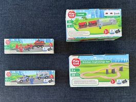 Holzeisenbahn-Sets, kompatibel weiteren Systemen, z.B. Brio