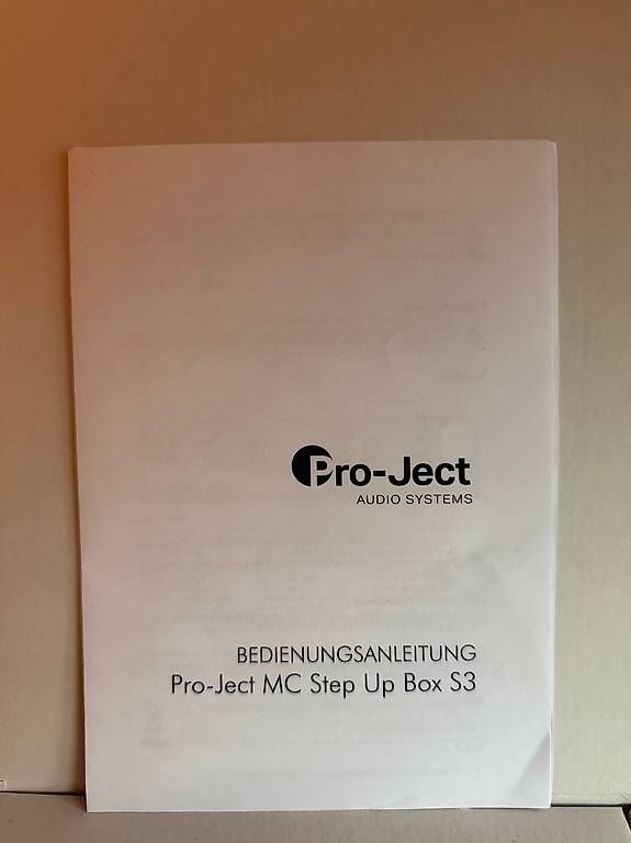 Verstärker: Pro-jekt MC Step Up Box – Neu (gemäss Beschreibung) aus Dino von newvalis 2