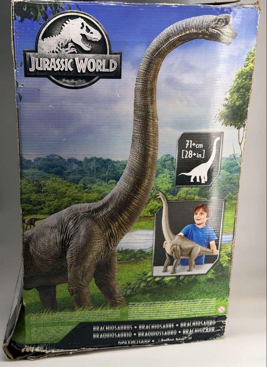 Giocattoli: Jurassic World Brachiosaurus géant 106 cm Mattel avec boîte – Usato da Vessy venduto da _Callidus_ 2