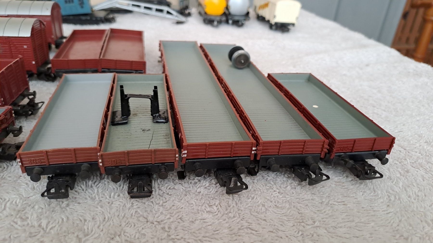 Märklin Modellini di ferrovie: Märklin 18 Güterwagen H0 WS/13 – Usato da Winterthur venduto da Riebeli333 5