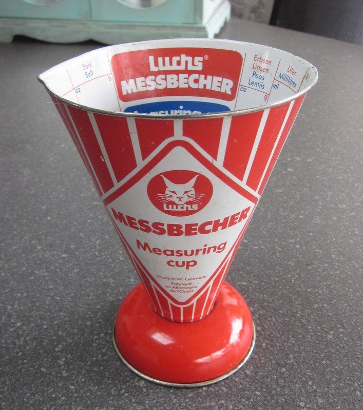 Misurare: Mid Century LUCHS Messbecher, Measuring cup 50/60er – Usato da Bischofszell venduto da raika
