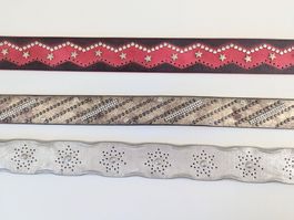 3 Gürtel im Set - Grösse 95 cm