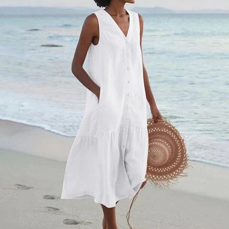 Strand-Sommerkleid, Grösse S