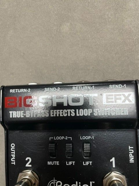 Musikinstrumente: RADIAL Big Shot EFX True Bypass Effekt-Loop Schalter! NP 214 – Gebraucht aus Cama von Superbayer 1