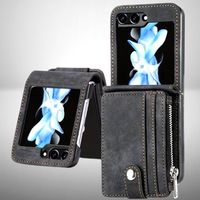 ✨Samsung Z Flip5 Hülle 2in1 Wallet, Cool, Lässig & Praktisch