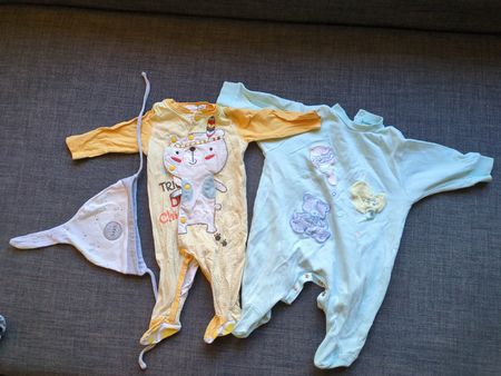 Baby Kleider Set Gr. 56- 62