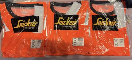 3x Snickers Workwear Warnschutz-T-Shirt Grösse L – Neu & Ori