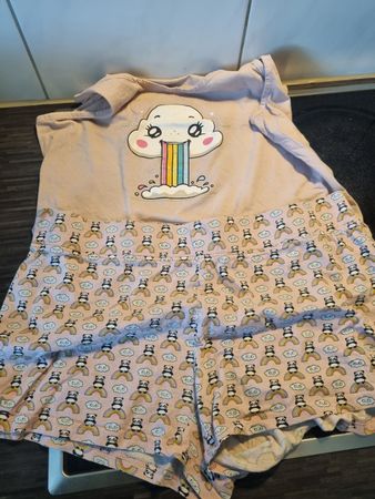 Pyjama Set Chicoree Grösse XL Rosa Print