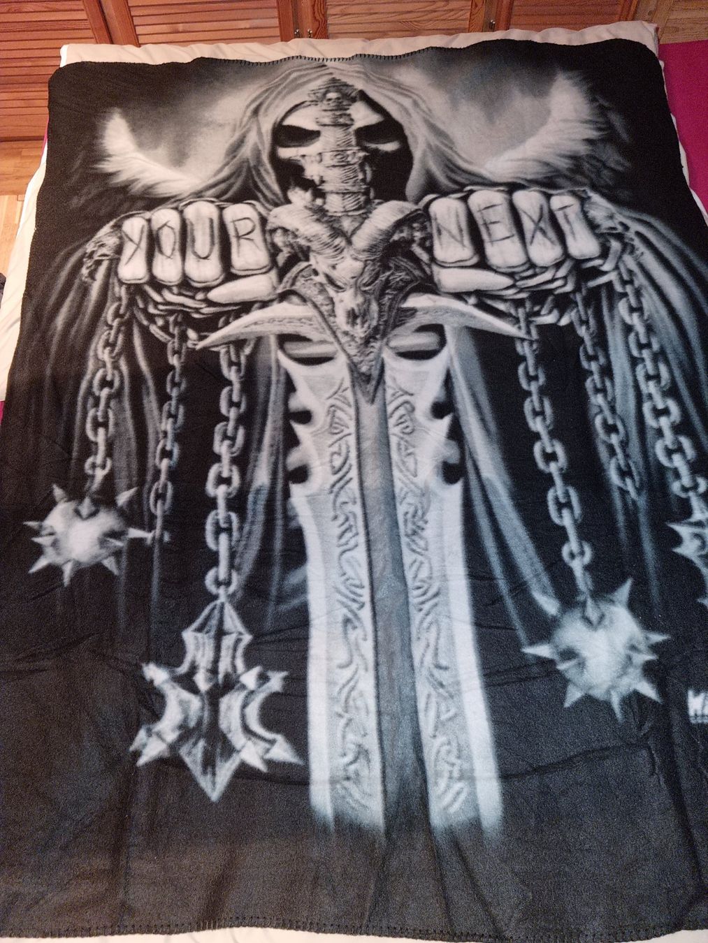 Coperte: Fleece Decke 127x152cm neu – Nuovo (secondo la descrizione) da St.Gallenkappel venduto da RocknSkull 3