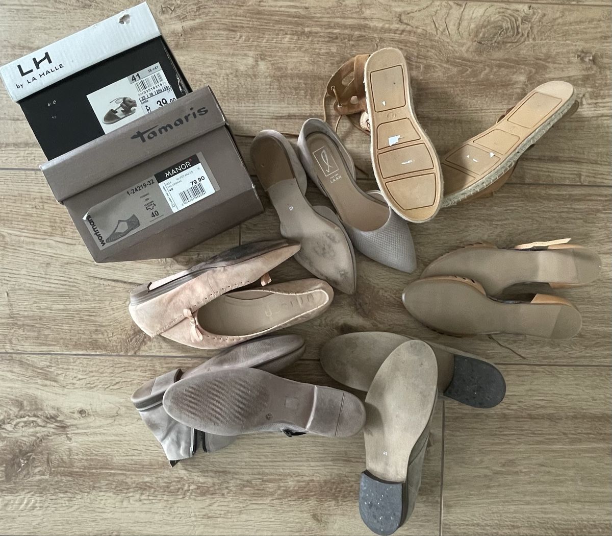 Scarpe da donna: 6 x Damen Schuhe Gr. 40/41 – Usato da Aadorf venduto da Assyrian-Bazar 1