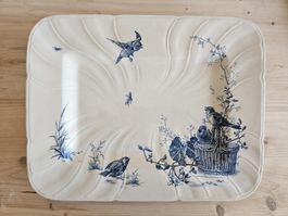 Grand plat manufacture de Gien 