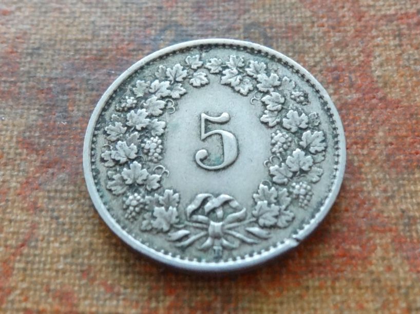 Tutti le monete: 5 Rp. 1926  (A) – Usato da Romanel-sur-Lausanne venduto da Swift13 1