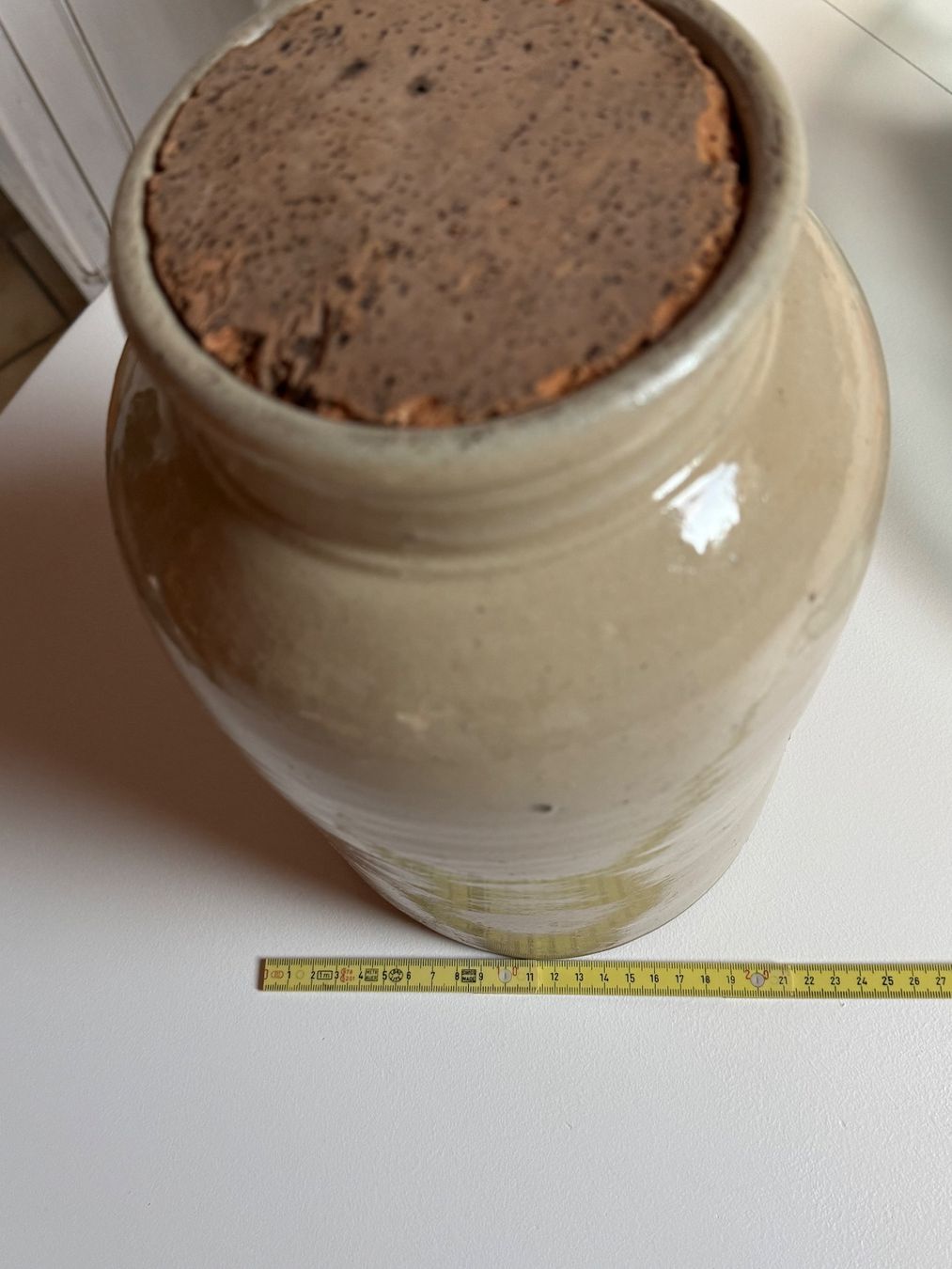 Behälter & Ähnliches: Grand Pot en Grès avec Bouchon en liège – Gebraucht aus Céligny von kimag1 1