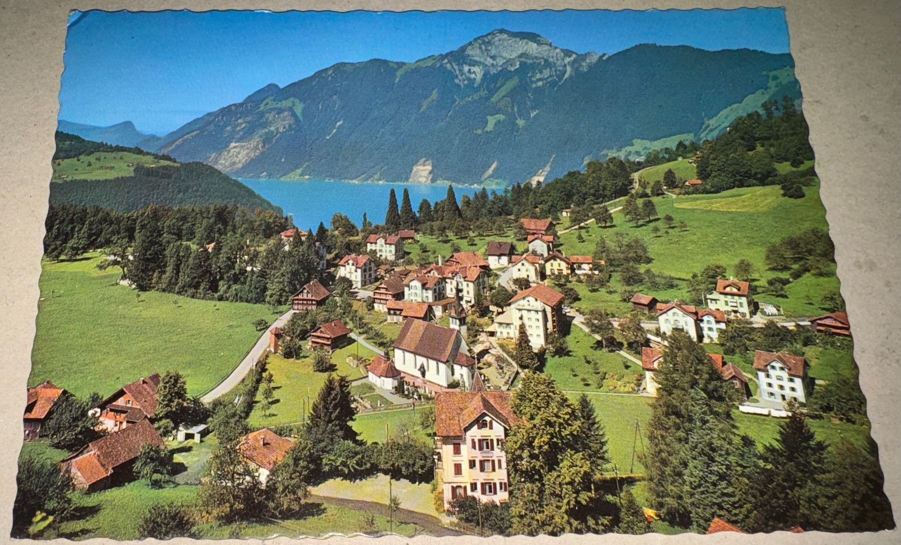 Cartoline postali: MORSCHACH - Vierwaldstättersee - Ansichtskarte – Usato da Tegerfelden venduto da siebenmacky