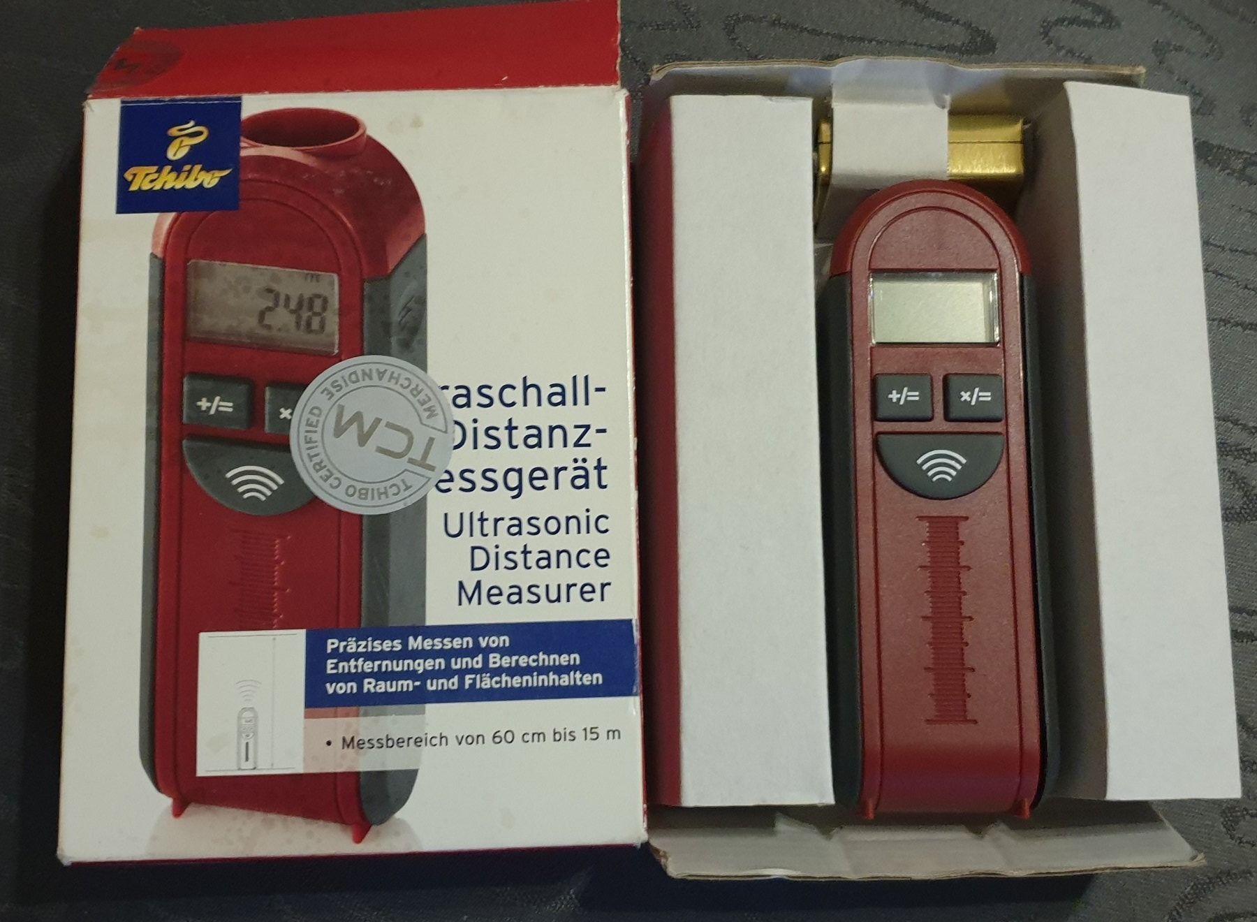 Messen: Tchibo 266978 Ultraschall Distanzmesser – Neu und originalverpackt aus Basel von ser_q9qm
